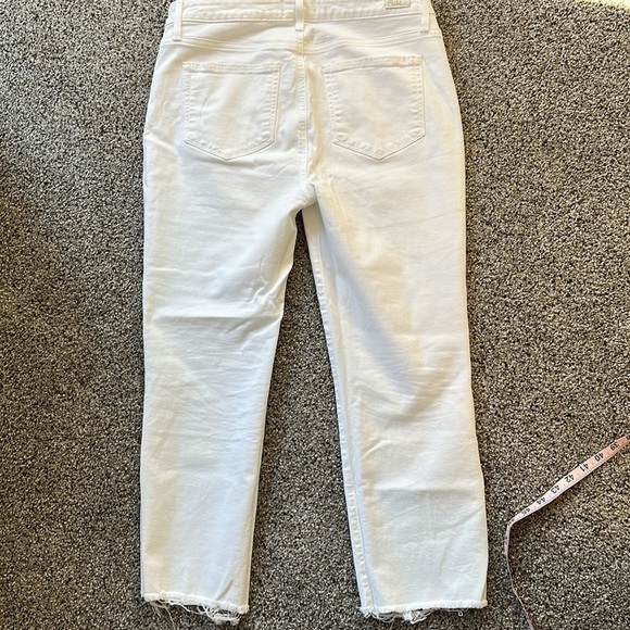 PAIGE Cindy Crop white Stretch Jeans, Size 31 Petite, Like New Condition - Picture 8 of 12